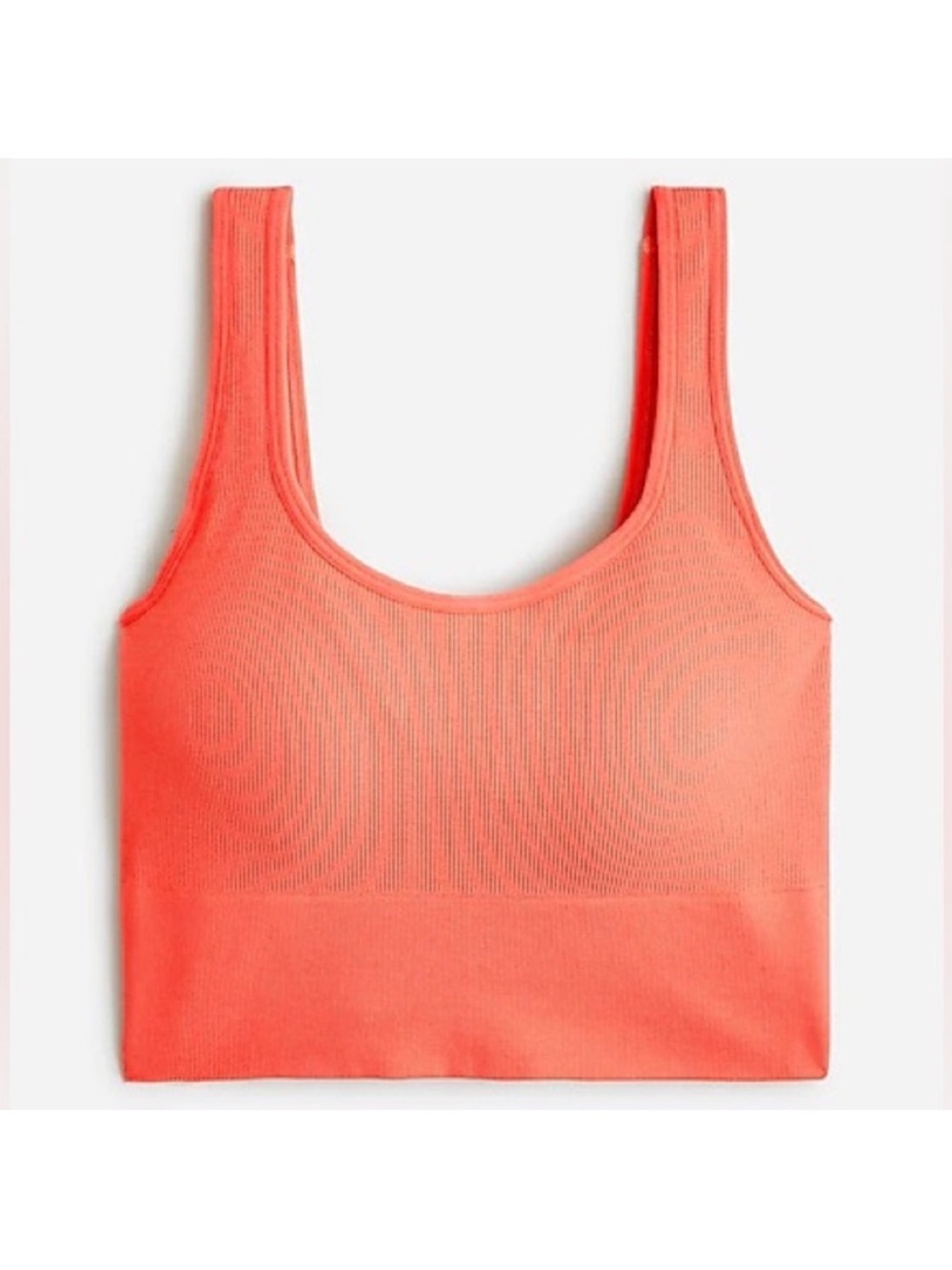 NWT J Crew SculptStretch squareneck longline ribbed sports bra